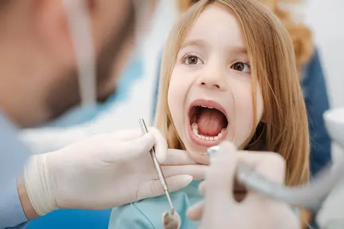 Dental Exam - Kid Grins